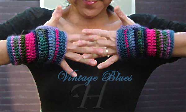 Crochet Fingerless Gloves Hand Warmers