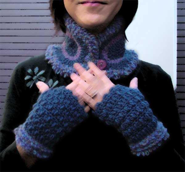 handmade neck warmer or neck wrap